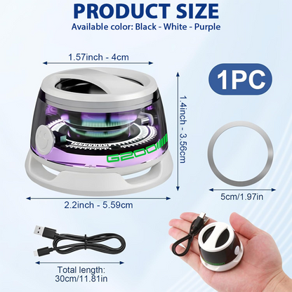 HandyFidgetGround™ MagniBeat RGB Mini Bluetooth Speaker
