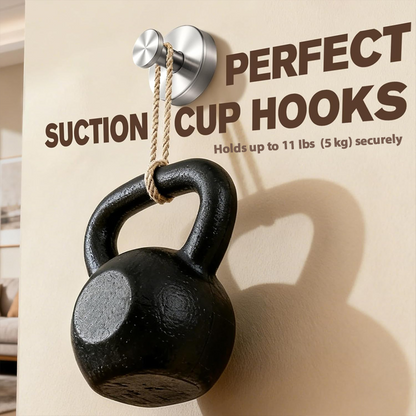 HandyFidgetGround™ MaxHold Twist-Lock Suction Hook