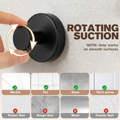 HandyFidgetGround™ MaxHold Twist-Lock Suction Hook