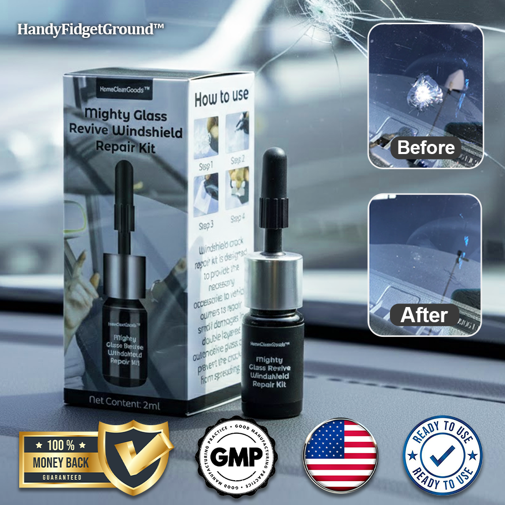 👍 HandyFidgetGround™ Mighty Glass Revive Windshield Repair Kit