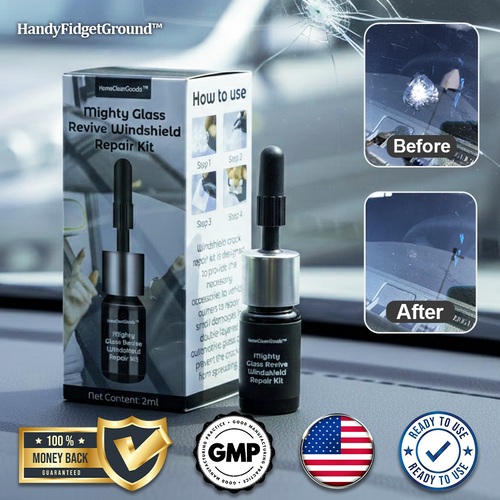 👍 HandyFidgetGround™ Mighty Glass Revive Windshield Repair Kit