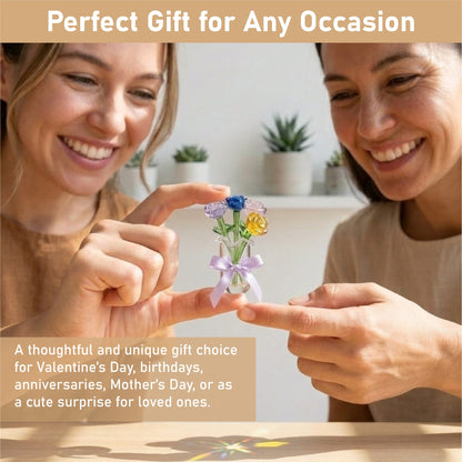 HandyFidgetGround™ MiniBloom Glass Flower Ornament