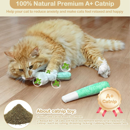 HandyFidgetGround™ MintMeow Catnip Chewing Toy Pack