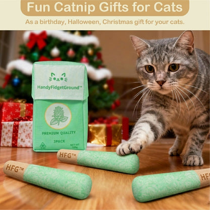 HandyFidgetGround™ MintMeow Catnip Chewing Toy Pack