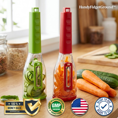 HandyFidgetGround™ PeelCatch Storage Cup Vegetable Peeler