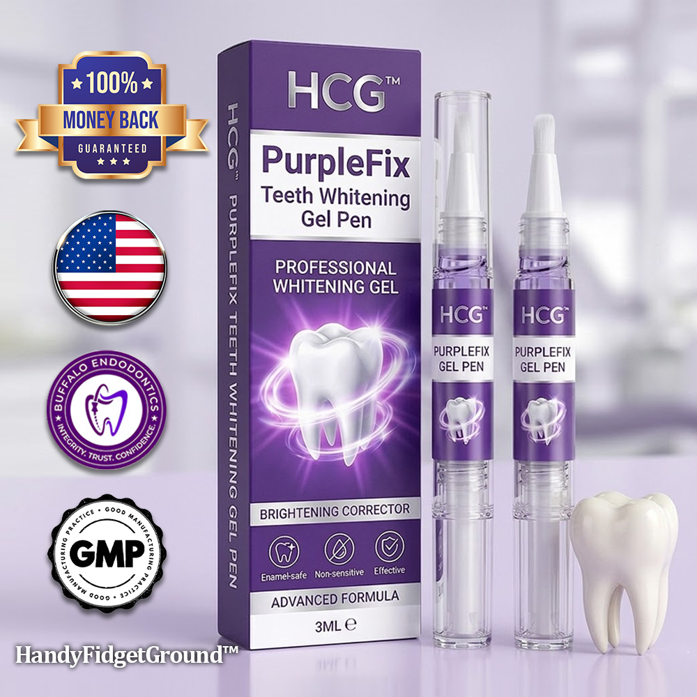 HandyFidgetGround™ PurpleFix Teeth Whitening Gel Pen