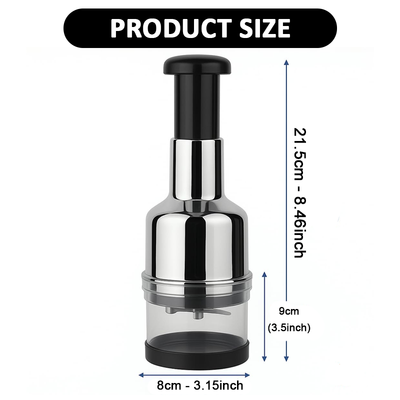 HandyFidgetGround™ QuickChop Press Chopper