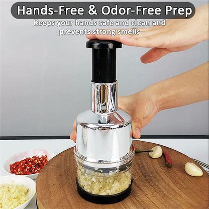 HandyFidgetGround™ QuickChop Press Chopper