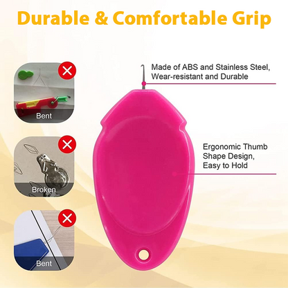 HandyFidgetGround™ QuickThread Thumb Needle Threader