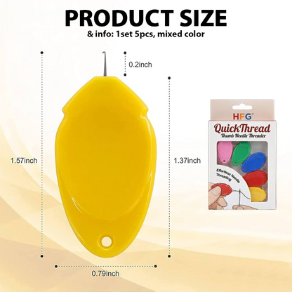 HandyFidgetGround™ QuickThread Thumb Needle Threader