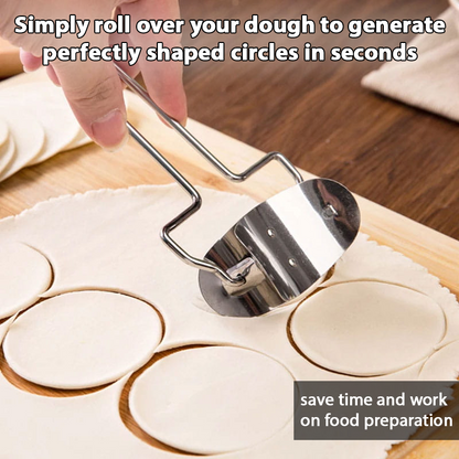 HandyFidgetGround™ RollCut Stainless Pastry Cutter