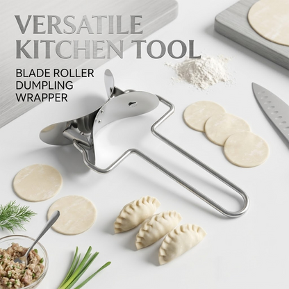 HandyFidgetGround™ RollCut Stainless Pastry Cutter