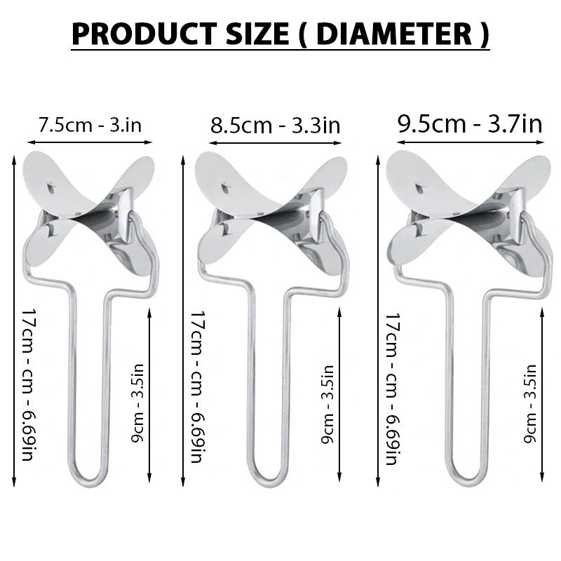 HandyFidgetGround™ RollCut Stainless Pastry Cutter