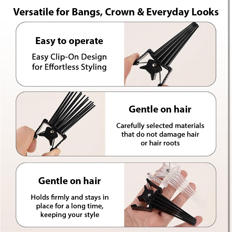HandyFidgetGround™ RootLift Natural Volume Hair Clip