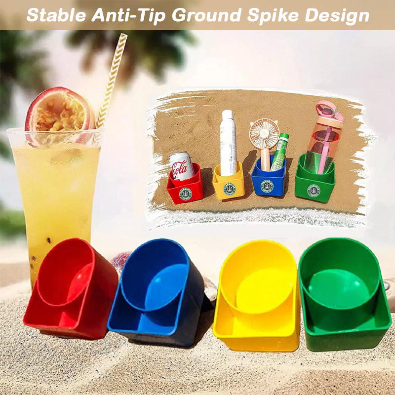 HandyFidgetGround™ SandHold Beach Cup Organizer