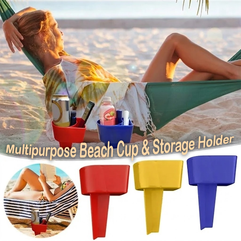 HandyFidgetGround™ SandHold Beach Cup Organizer