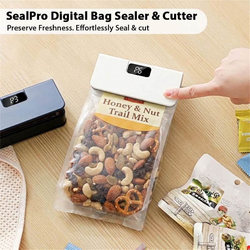 HandyFidgetGround™ SealPro Digital Bag Sealer & Cutter