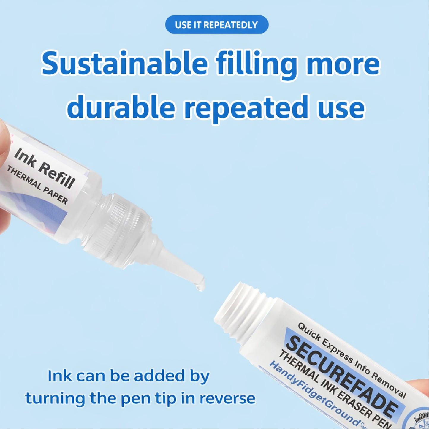 HandyFidgetGround™ SecureFade Thermal Ink Eraser Pen