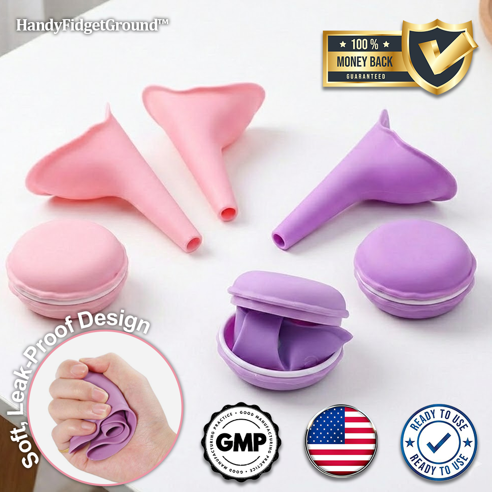 HandyFidgetGround™ SheGo Stand-Up Urination Funnel Set