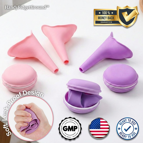 HandyFidgetGround™ SheGo Stand-Up Urination Funnel Set