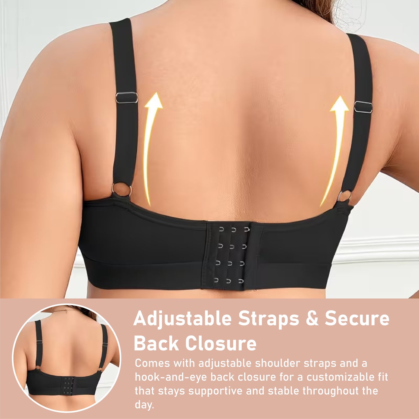 HandyFidgetGround™ SilkCurve Casual Lift-Up Wireless Bra