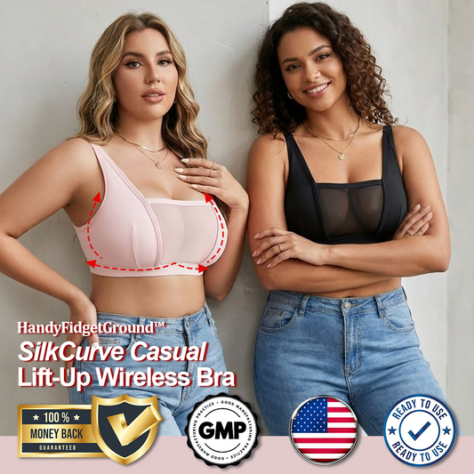 HandyFidgetGround™ SilkCurve Casual Lift-Up Wireless Bra