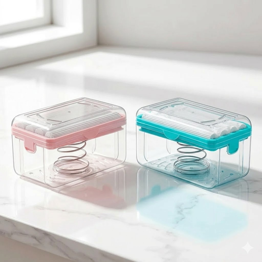 HandyFidgetGround™ SmartFoam Soap Roller Draining Holder