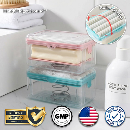 HandyFidgetGround™ SmartFoam Soap Roller Draining Holder