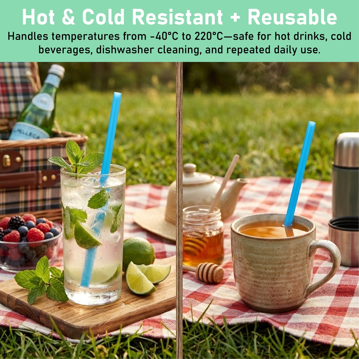 HandyFidgetGround™ SmartSip Reusable Openable Straw
