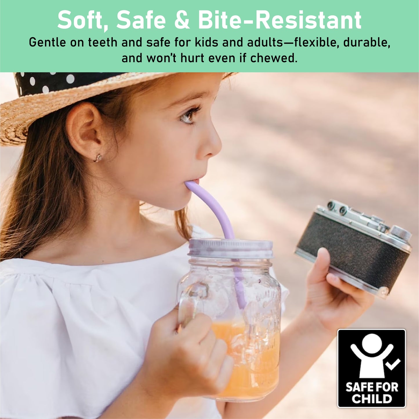 HandyFidgetGround™ SmartSip Reusable Openable Straw
