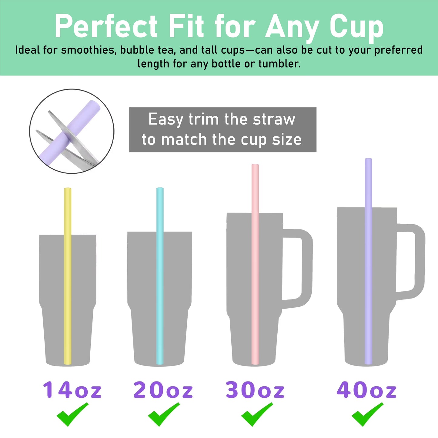 HandyFidgetGround™ SmartSip Reusable Openable Straw