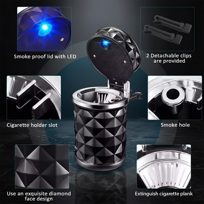 HandyFidgetGround™ Smoke and Odor Eliminating Ashtray