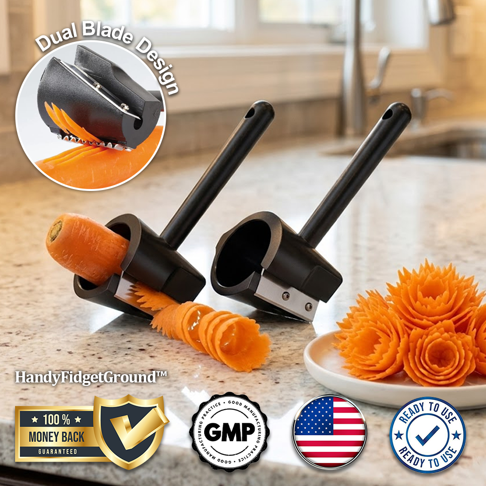 HandyFidgetGround™ SpiralCut Veggie Peeler Spiralizer