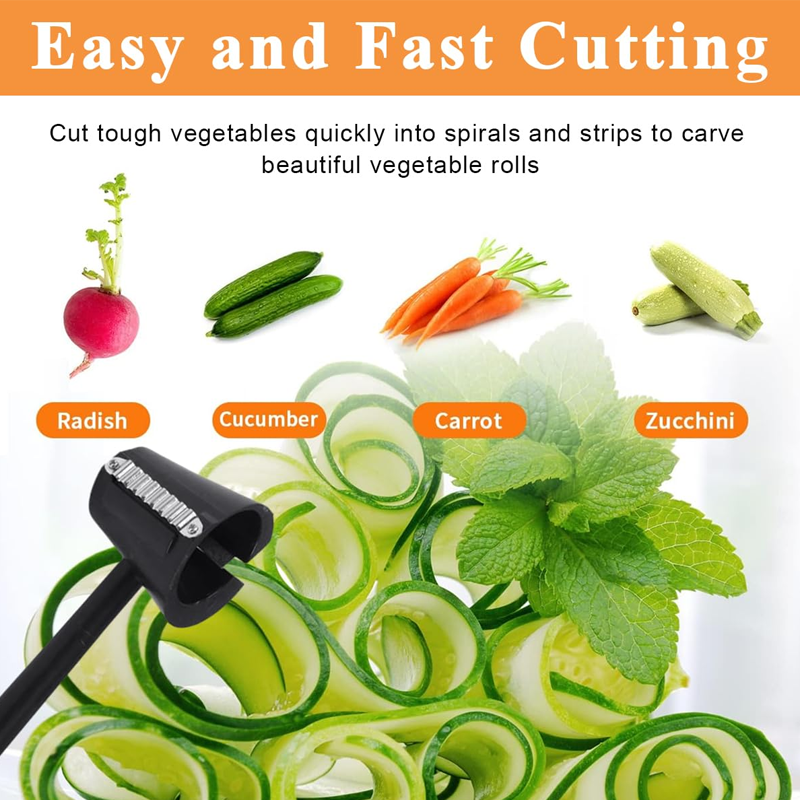 HandyFidgetGround™ SpiralCut Veggie Peeler Spiralizer