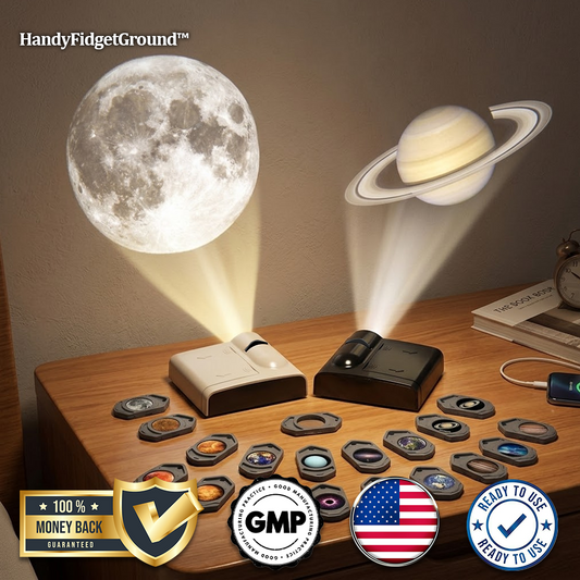 HandyFidgetGround™ StarWave Mini Galaxy Projector Lamp