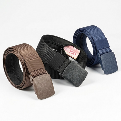 HandyFidgetGround™ StealthZip Hidden Pocket Belt