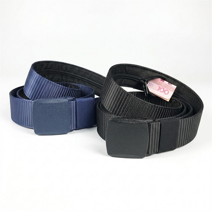 HandyFidgetGround™ StealthZip Hidden Pocket Belt