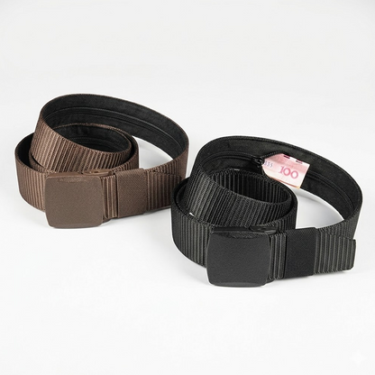 HandyFidgetGround™ StealthZip Hidden Pocket Belt