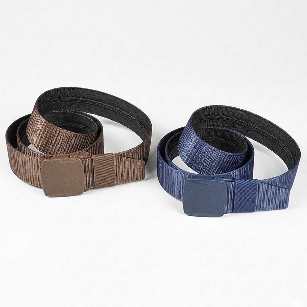 HandyFidgetGround™ StealthZip Hidden Pocket Belt