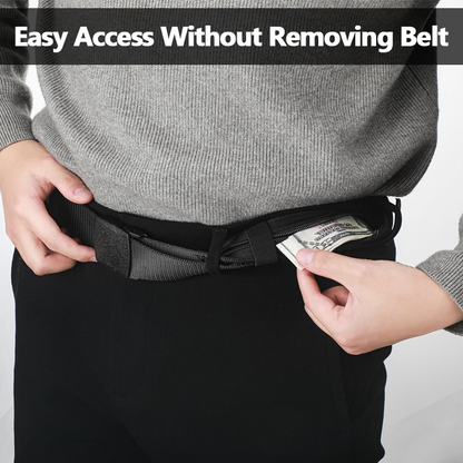 HandyFidgetGround™ StealthZip Hidden Pocket Belt