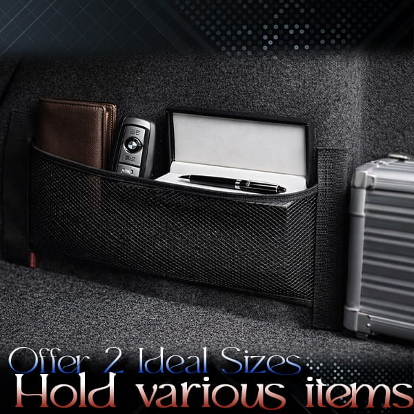 HandyFidgetGround™ Stick-On Universal Car Trunk Organizer Net