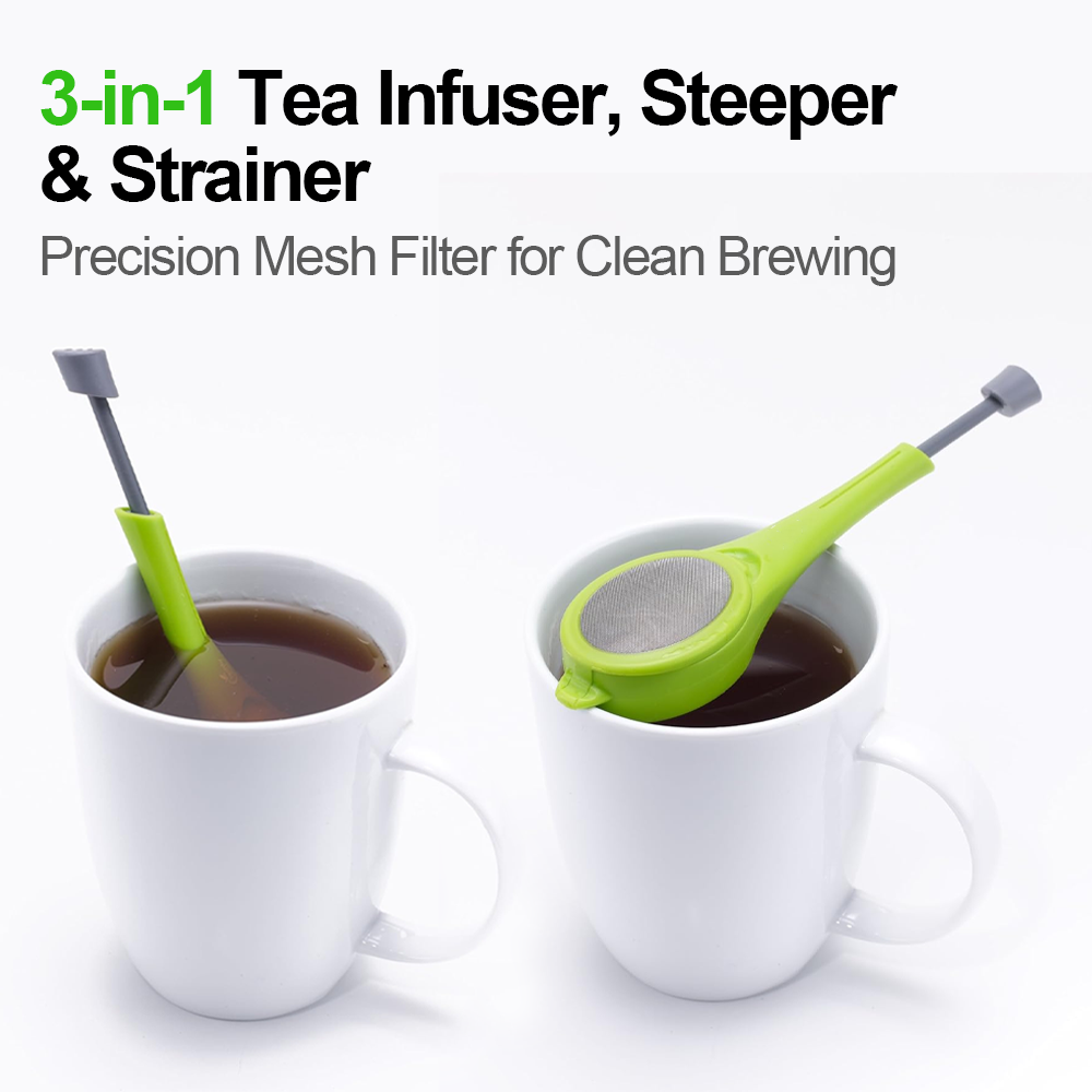 HandyFidgetGround™ StirPress 3-In-1 Tea & Coffee Infuser Spoon