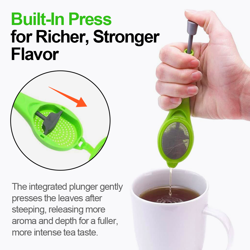 HandyFidgetGround™ StirPress 3-In-1 Tea & Coffee Infuser Spoon