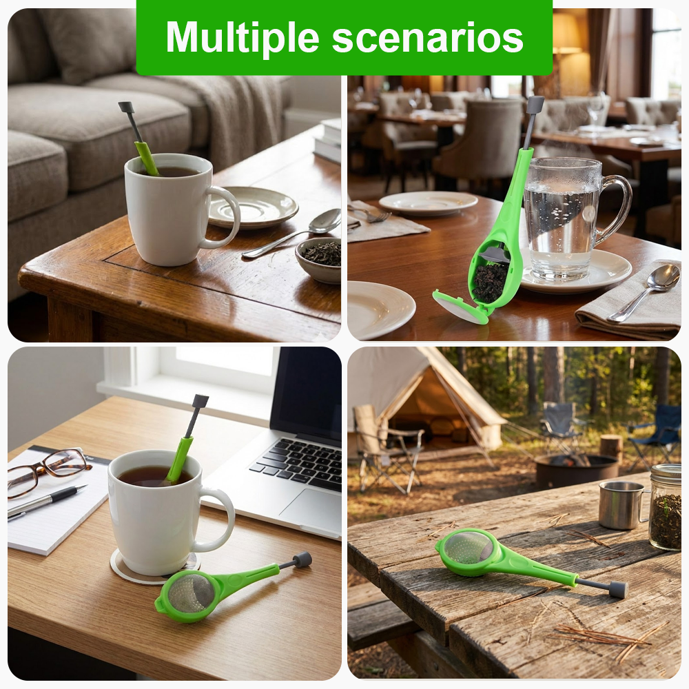 HandyFidgetGround™ StirPress 3-In-1 Tea & Coffee Infuser Spoon