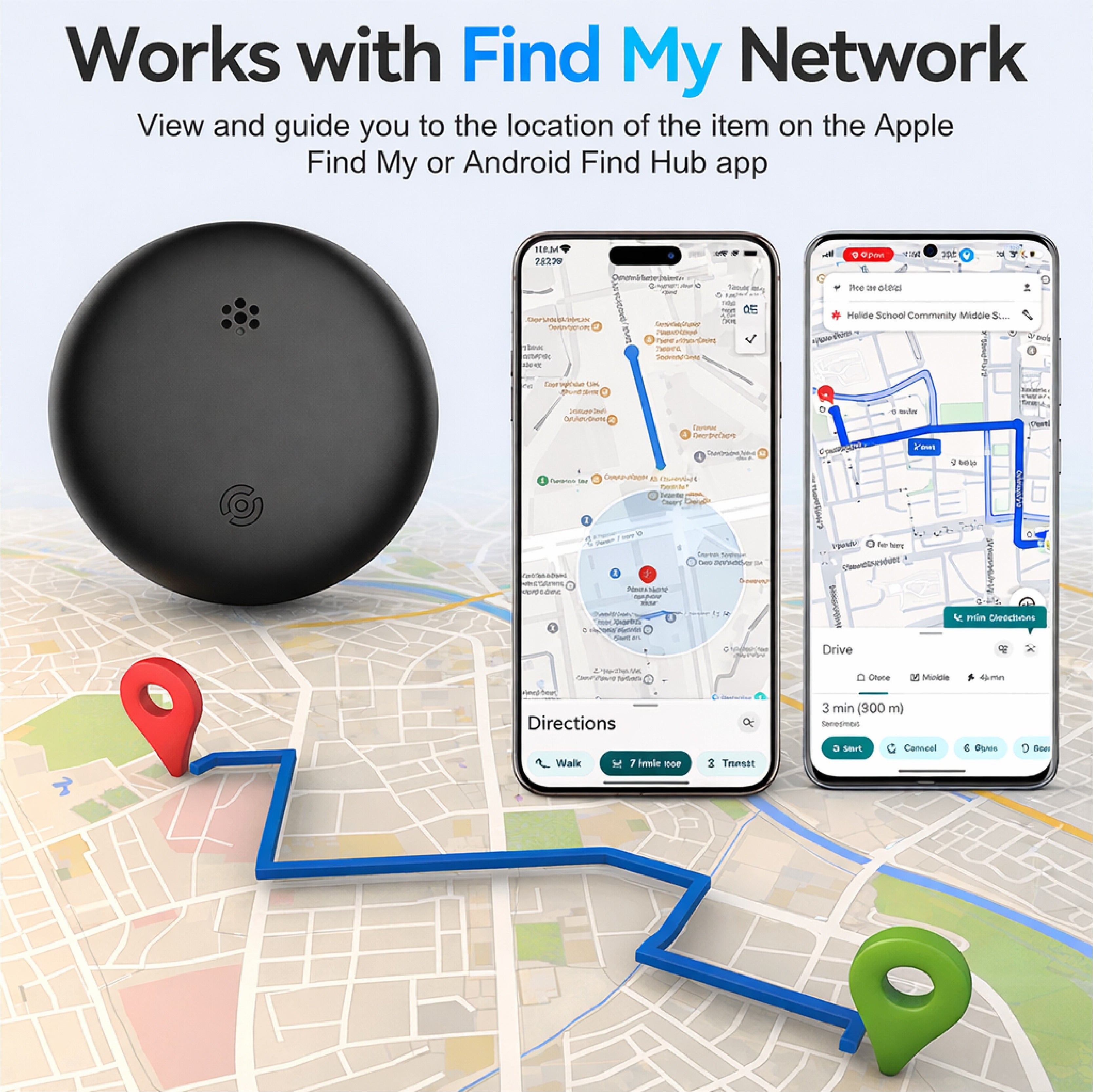 HandyFidgetGround™ TrackMate Magnetic Mini GPS Finder