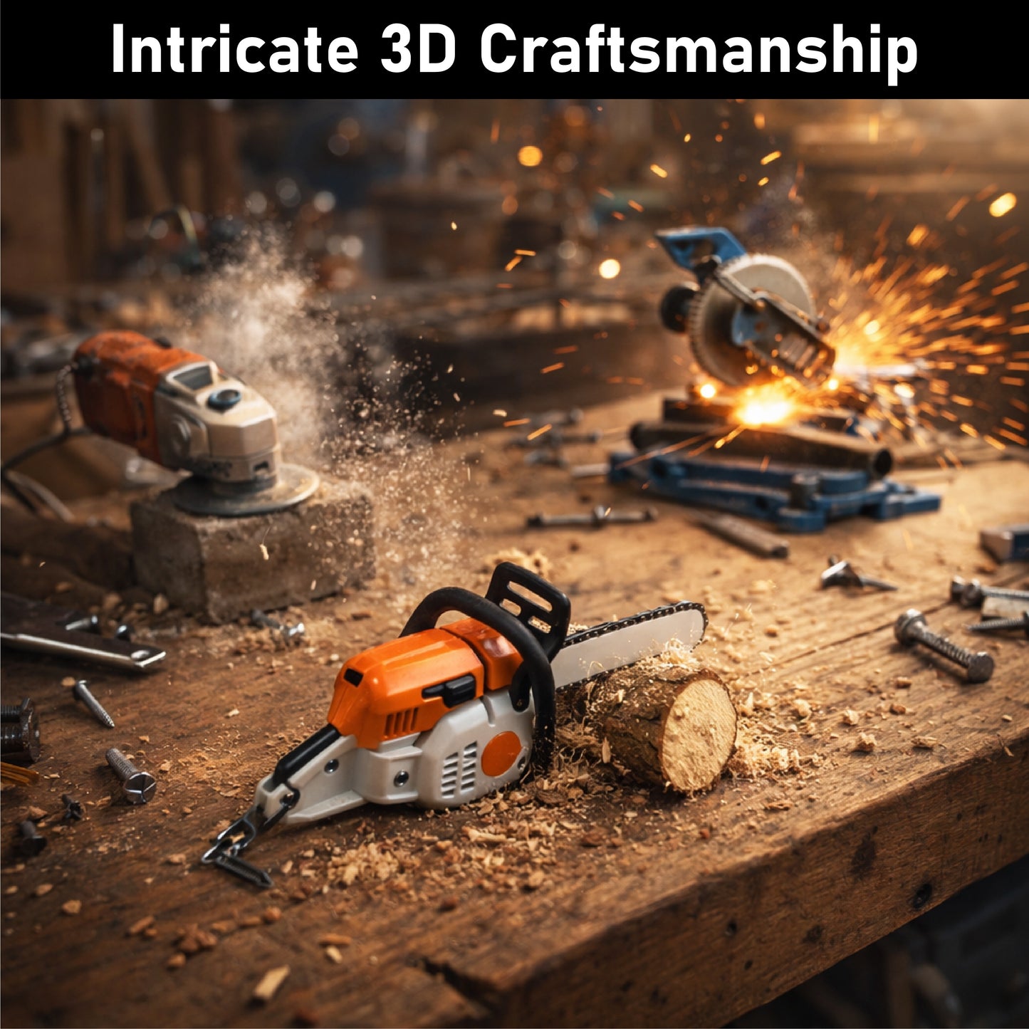 HandyFidgetGround™ TrailMini Creative 3D Tool Keychain