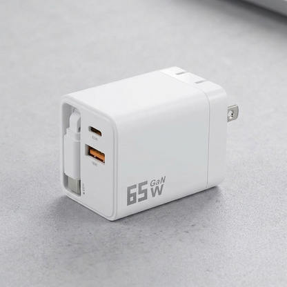 HandyFidgetGround™ TurboCharge 65W GaN Power Charger
