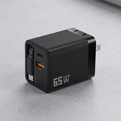 HandyFidgetGround™ TurboCharge 65W GaN Power Charger