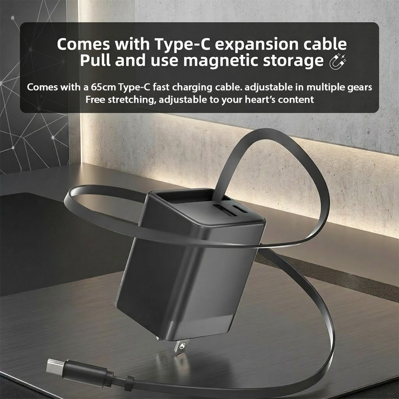HandyFidgetGround™ TurboCharge 65W GaN Power Charger