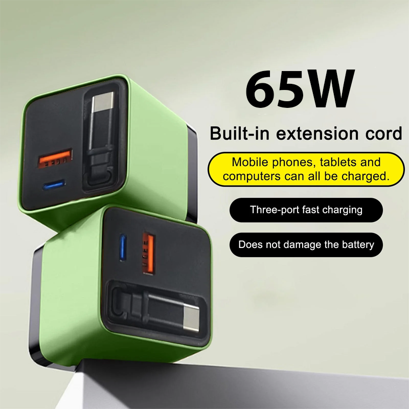 HandyFidgetGround™ TurboCharge 65W GaN Power Charger